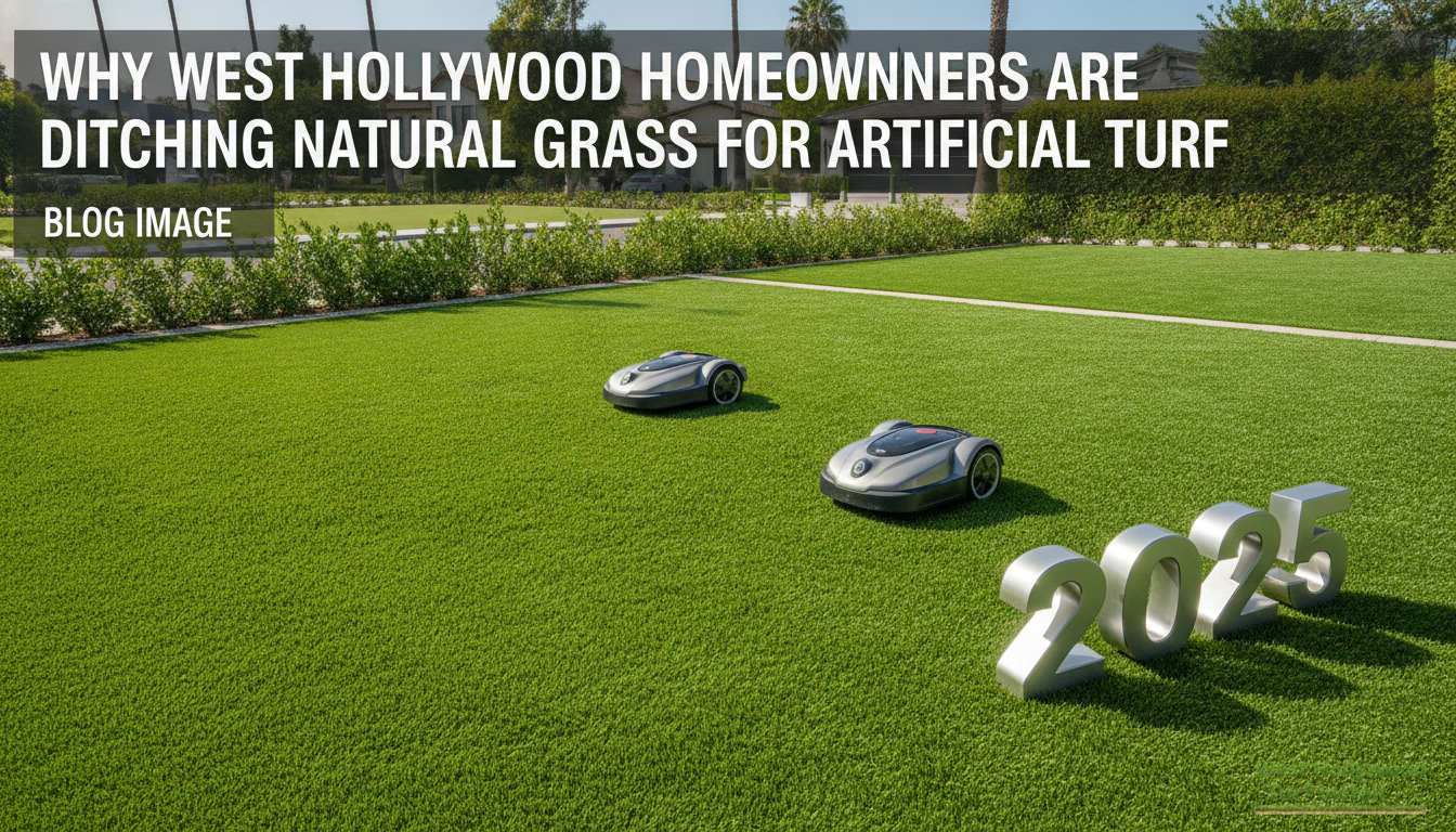 Why West Hollywood Homeowners Are Ditching Natural Grass for Artificial Turf in 2025