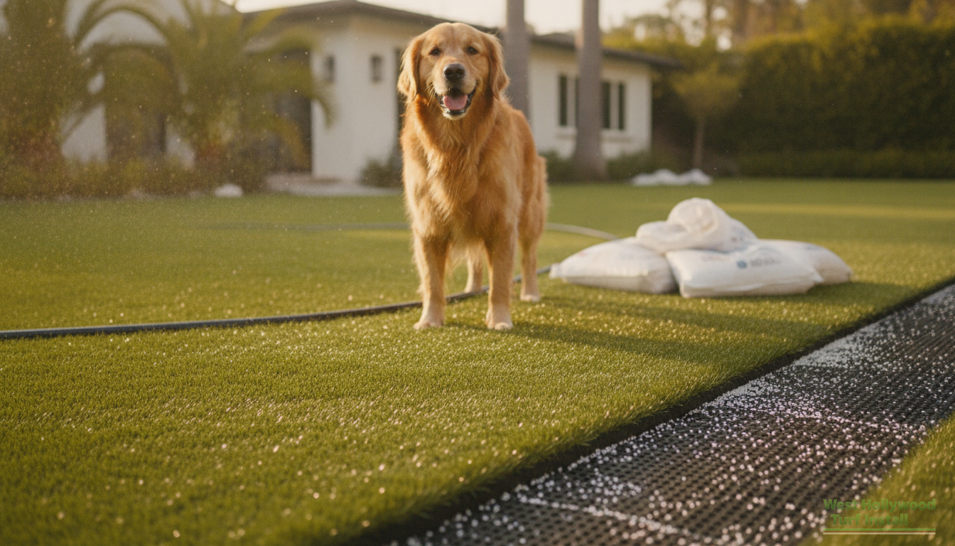Pet-Friendly Turf Installation