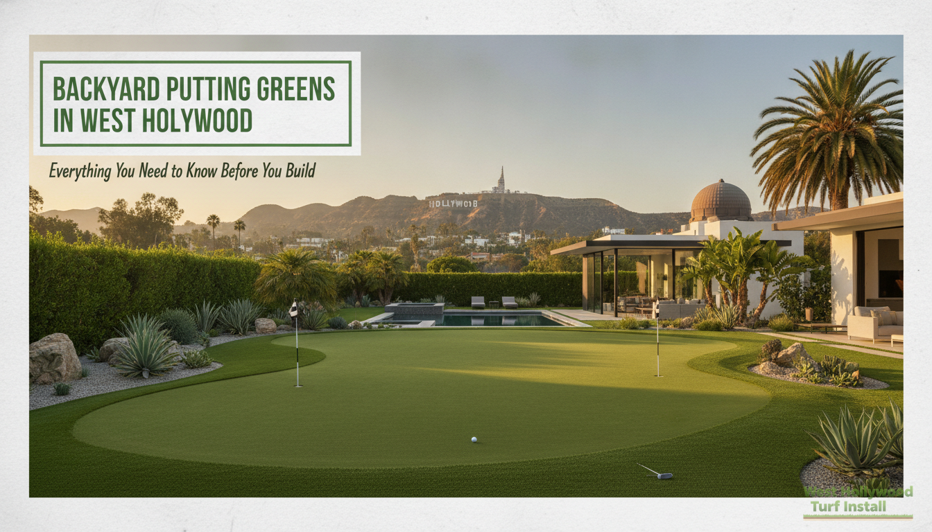 Backyard Putting Greens in West Hollywood: Everything You Need to Know Before You Build