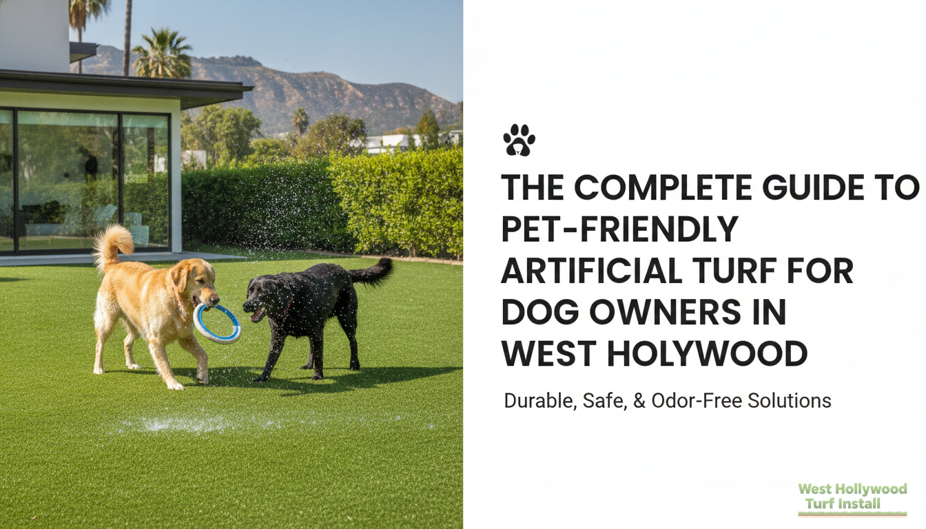 The Complete Guide to Pet-Friendly Artificial Turf for Dog Owners in West Hollywood